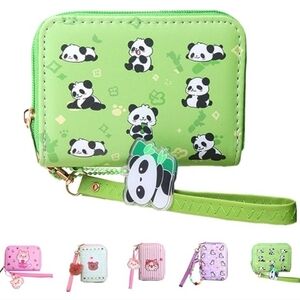 Green Panda Kids Wallet